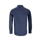 Dickies Brookfield Colour Block LS Shirt Navy/Airforce